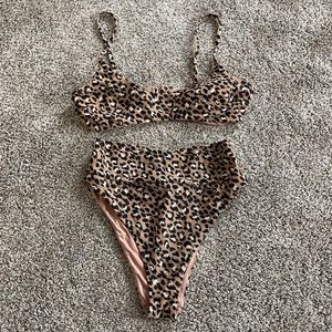 Leopard bathing suit